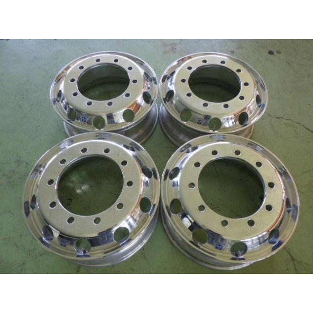 22.5×8.25 PCD:335 10穴 +165 ALCOA ISO 中古 4本セット アルミ 