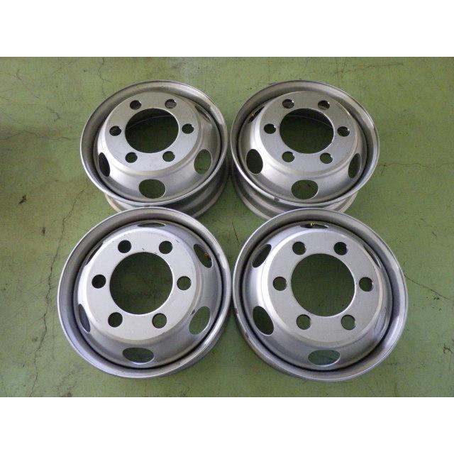 17.5×6.00 PCD:222.25 6穴 +135 TOPY JIS DM3J 中古 4本セット