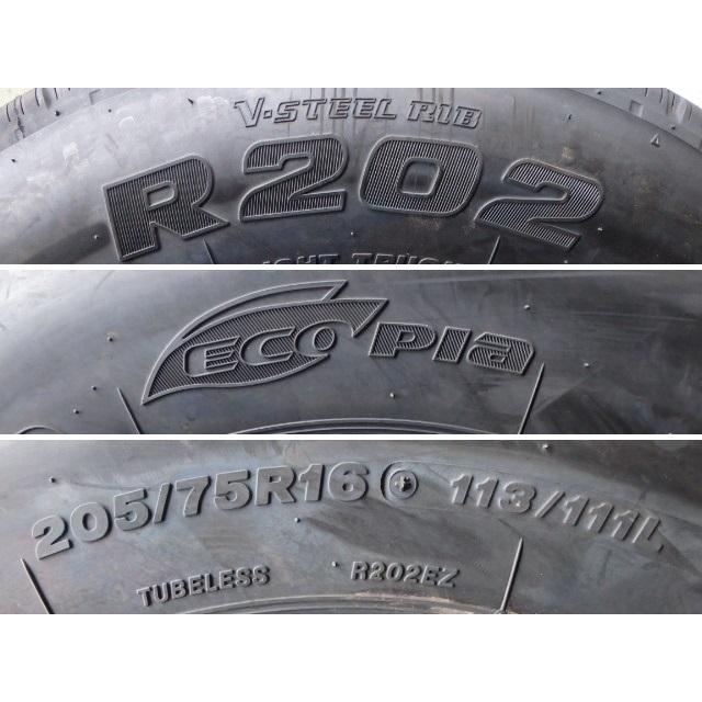 BRIDGESTONE（ブリヂストン） R202 ECOPIa 205/75R16 113/111L 中古 