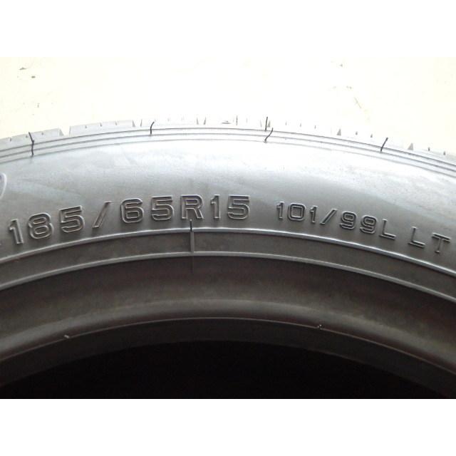 ダンロップ DNT-01 185/65R15 101/99L LT 4本 9分溝 程度良好