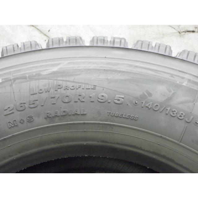 BRIDGESTONE（ブリヂストン） 265/70R19.5 140/138J 冬 W910 新品 4本 