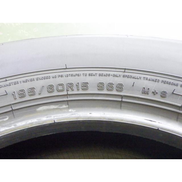 DUNLOP（ダンロップ） 195/80R15 96S 夏 GRANDTREK AT20 中古 9.9分山 