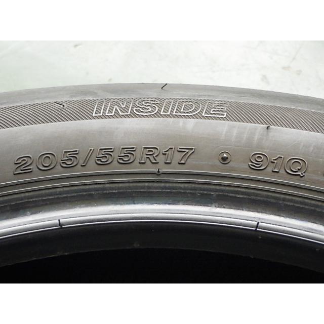 205/55R17 91Q ブリヂストン BRIDGESTONE 冬  BLIZZAK VRX2 中古 2本SET スタッドレスタイヤ 2021年製 日本製 205/55/17 205/55-17 P3665の画像
