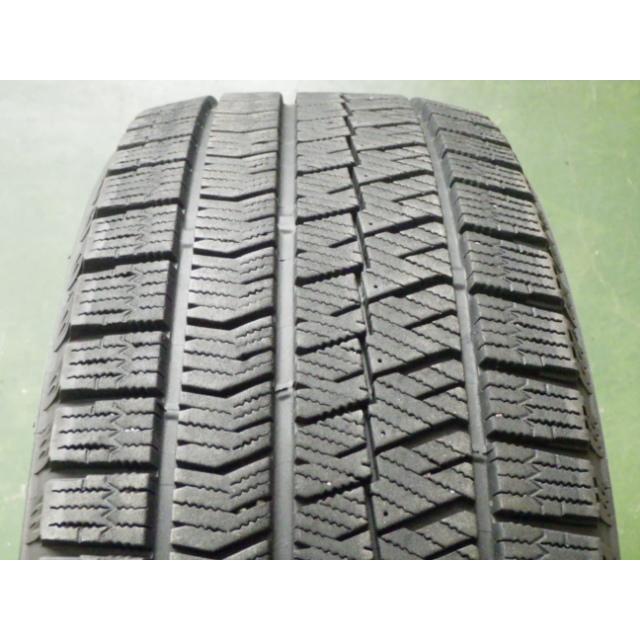205/55R17 91Q ブリヂストン BRIDGESTONE 冬  BLIZZAK VRX2 中古 2本SET スタッドレスタイヤ 2021年製 日本製 205/55/17 205/55-17 P3665の画像