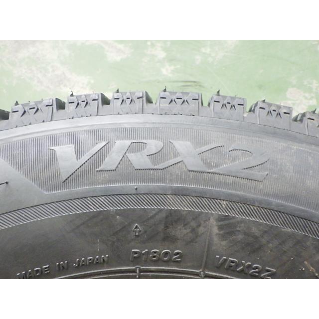 145/80R13 75Q ブリヂストン BS 冬 BLIZZAK VRX2 中古 9.9分山 2本セット スタッドレスタイヤ 2021年製 日本製 145/80/13 145/80-13 P3689の画像