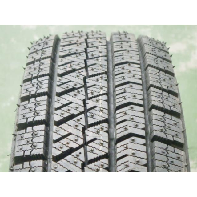 145/80R13 75Q ブリヂストン BS 冬 BLIZZAK VRX2 中古 9.9分山 2本セット スタッドレスタイヤ 2021年製 日本製 145/80/13 145/80-13 P3689の画像