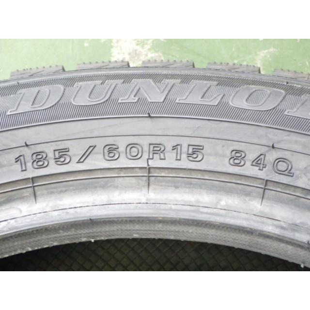 DUNLOP（ダンロップ） 185/60R15 84Q DUNLOP WINTERMAXX 冬 WM02 中古 