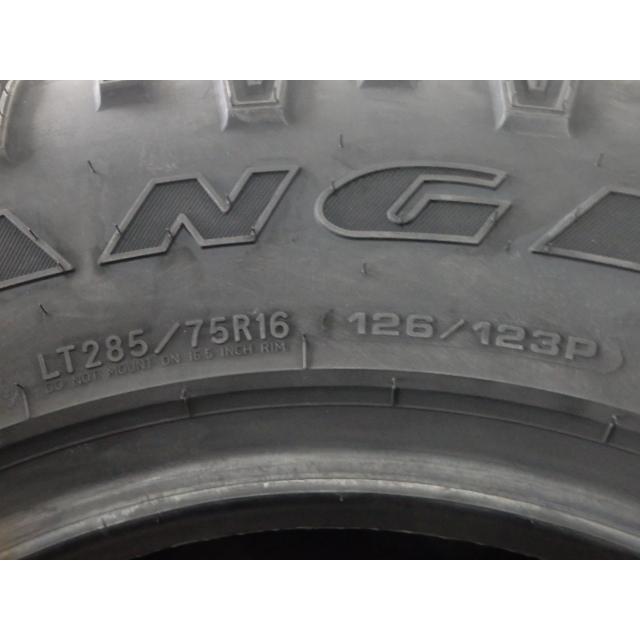 グッドイヤー WRANGLER DURATRAC LT285/75R16 126/123P 10PR 新品処分 2本セット サマータイヤ 2019年製｜darhan｜04