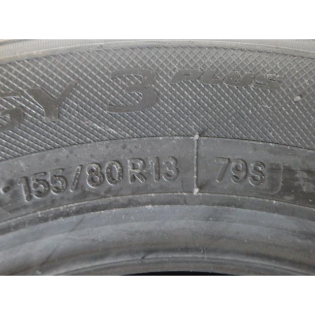 トーヨータイヤ NANOENERGY 3PLUS 155/80R13 79S 未使用 1本のみ サマータイヤ 2016年製｜darhan｜03