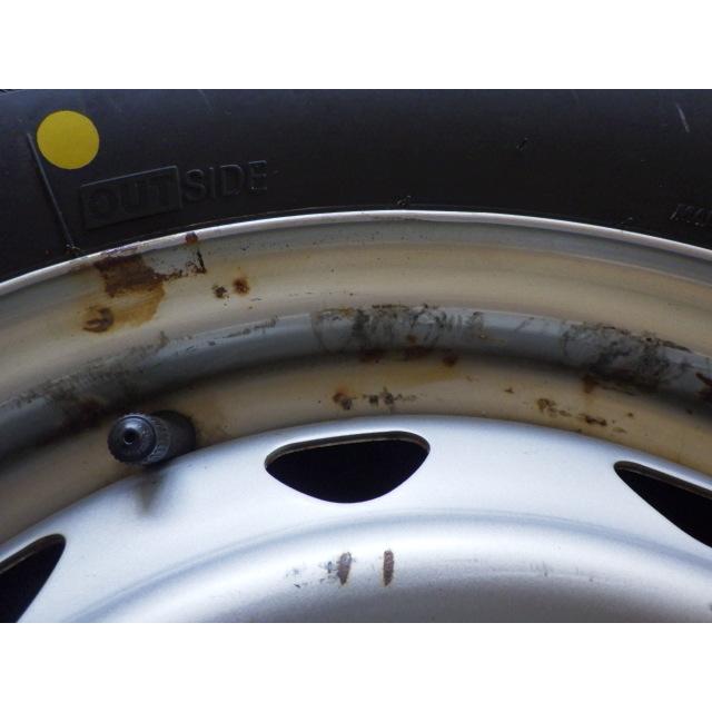 185/70R14 新品 2本セット 冬タイヤ 鉄ホイール ブリヂストン BLIZZAK VRX2 14×5J PCD100.114.3 4穴 +38 2021年製 TW1278の画像