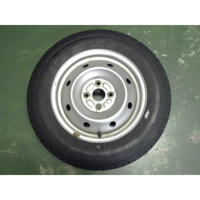 TOYO TIRES 155/80R14 中古 8分山 4本セット 冬タイヤ 鉄ホイール