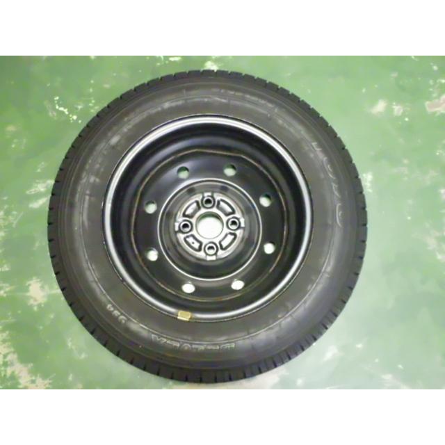 155/80R14 中古 8分山 4本セット  冬タイヤ 鉄ホイール トーヨー DELVEX 934 14×5J PCD100 4穴 +40 2019年製 TW1329の画像