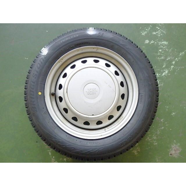 175/65R15 中古 9.9分山 4本セット 冬タイヤ 鉄ホイール ブリヂストン 