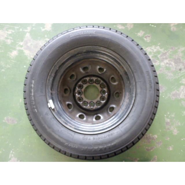 155/70R12 中古 7分山 4本セット 冬タイヤ 鉄ホイール ブリヂストン  