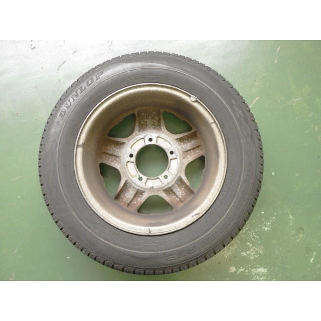 DUNLOP（ダンロップ） 175/80R16 中古 2本セット 夏タイヤ アルミ 