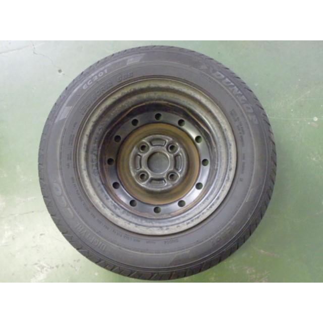 DUNLOP（ダンロップ） 135/80R12 中古 4本セット 夏タイヤ 鉄ホイール