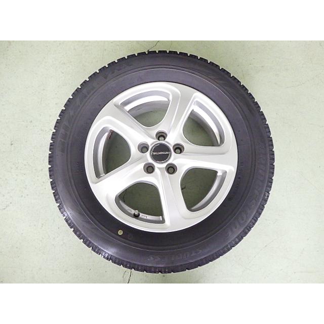 195/65R15 中古 4本セット 冬タイヤ アルミホイール ブリヂストン BRIDGESTONE ブリザック BLIZZAK VRX 15×6J TW1446の画像