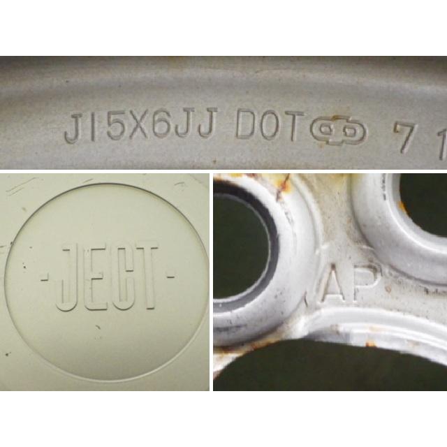 195/65R15 中古 7分山 4本セット 冬タイヤ 鉄ホイール ブリヂストン BRIDGESTONE アイスパートナー ICEPARTNER 2 15×6JJ TW1448の画像