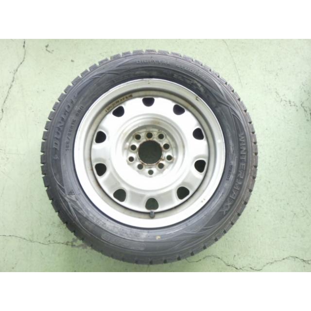 ☆195/65R15 15×6JJ 50 ダンロップ・・・スタッドレス（185/70R 14）8本で！！ DUNLOP（ダンロップ） 185/65R15 中古 8分山 2本セット 冬タイヤ 鉄