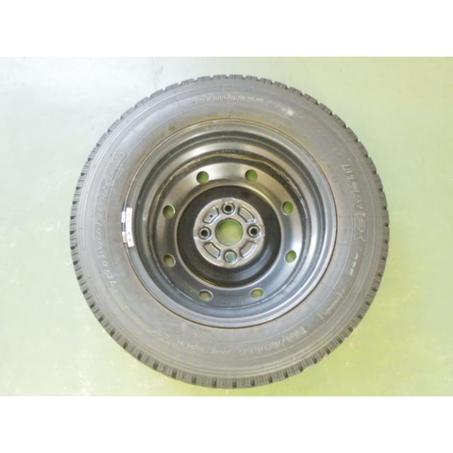 155/80R14 中古 8分山 4本セット 冬タイヤ 鉄ホイール トーヨー TOYO デルベックス DELVEX M935 14×5J 2023年製 TW1499の画像