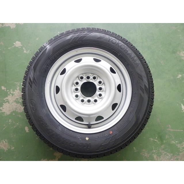 ほぼ未使用ヨコハマIce GUARD 145/80R13 タイヤホイールセット ヨコハマタイヤ（YOKOHAMA TIRE） 145/80R13 中古 9.9分山 4本SET 冬