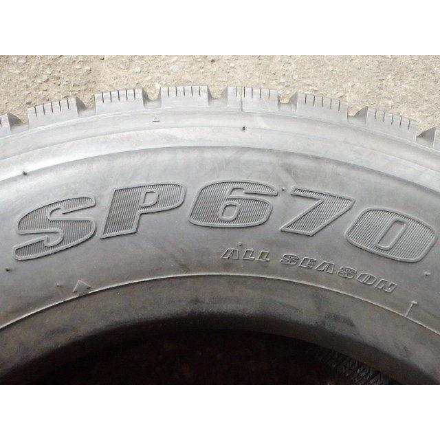 DUNLOP UT2024-ダンロップ SP670 245/70R19.5 136/134J 中古 9.9