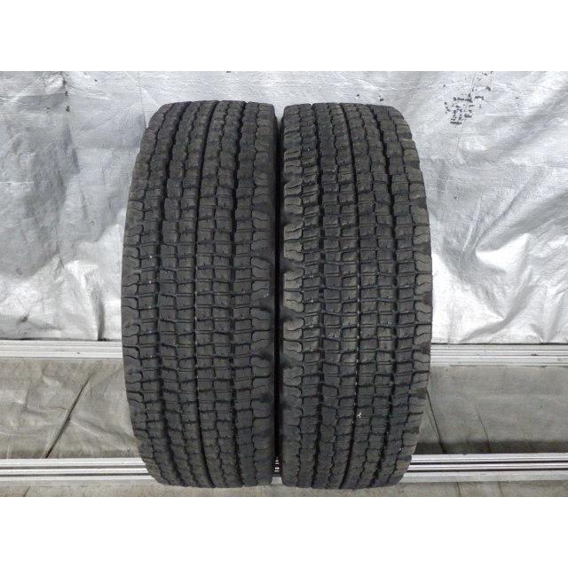 UT2645-ブリヂストン W970 225/70R19.5 130/128J 中古 2本セット スタッドレスタイヤ 2016年製 | BRIDGESTONE