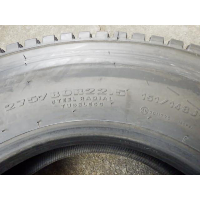 DUNLOP（ダンロップ） 275/80R22.5 151/148J SP001 中古 9.9分山 4本