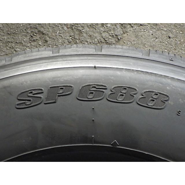 DUNLOP（ダンロップ） 245/70R19.5 136/134J SP688 中古 7分山 2本