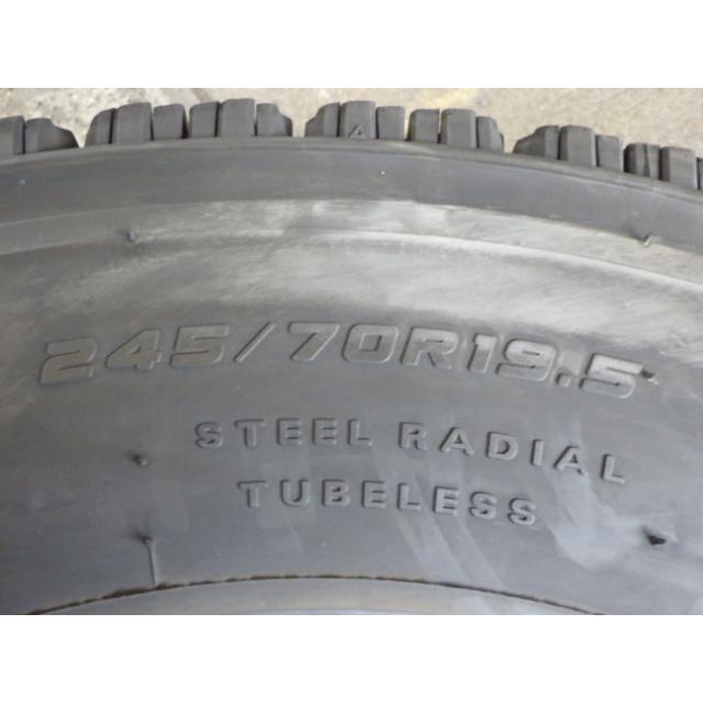 DUNLOP（ダンロップ） 245/70R19.5 136/134J SP081 中古 8分山 4本 