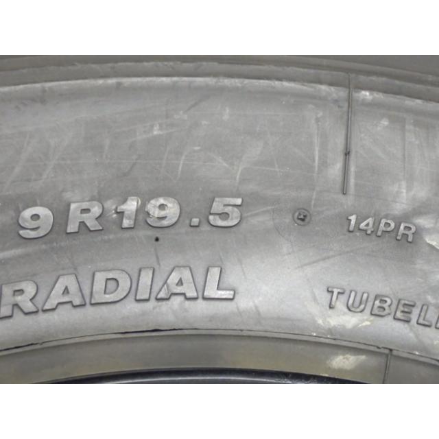 BRIDGESTONE（ブリヂストン） 9R19.5 14PR 冬 W970 中古 2本セット 