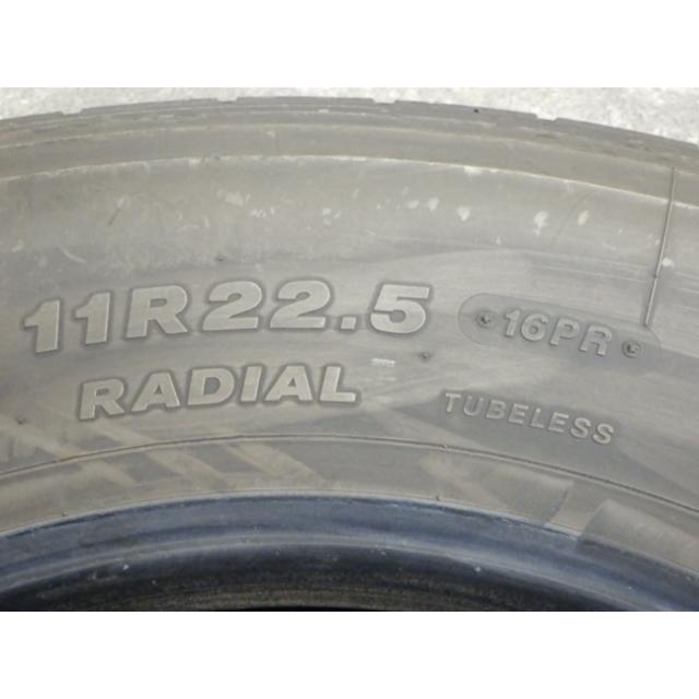 11R22.5 16PR ブリヂストン BRIDGESTONE 夏 V-STEEL RIB R173 中古 7分山 4本セット サマータイヤ 2025年製 日本製 11/22.5 11-22.5 UT3257 | BRIDGESTONE | 01