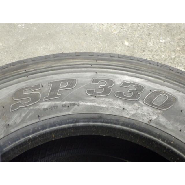 275/80R22.5 151/148J ダンロップ DUNLOP 夏 SP330 中古 7分山 2本セット サマータイヤ 2024年製 日本製 275/80/22.5 275/80-22.5 UT3261 | DUNLOP | 03