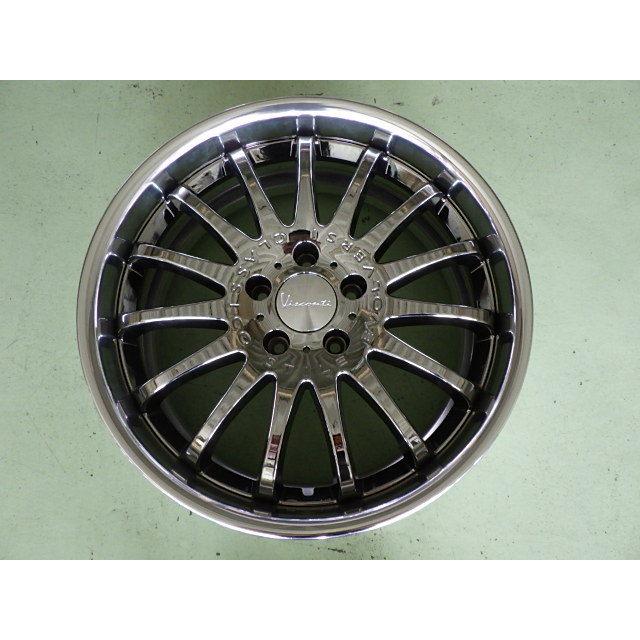 18×8.0 PCD:114.3 5穴 SPEEDSTAR Visconti LXF 中古 1本のみ アルミ