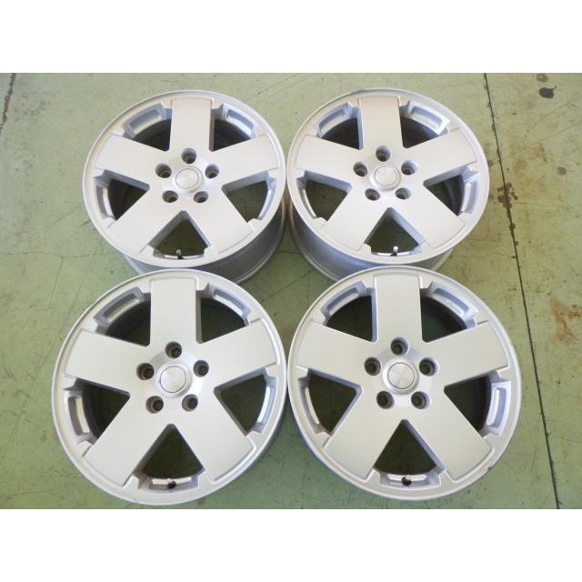 18×7.5J PCD:127 5穴 +44.45 ジープ ラングラーJK 純正 中古 4本セット 