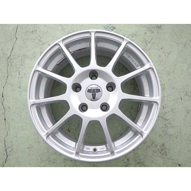 16×6.5J 5穴 TAS TECMAG 中古 4本セット アルミホイール WH2237の画像