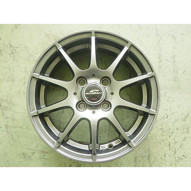14×4.5J 4穴 A-TECH SCHNEIDER 中古 4本セット アルミホイール WH2239 