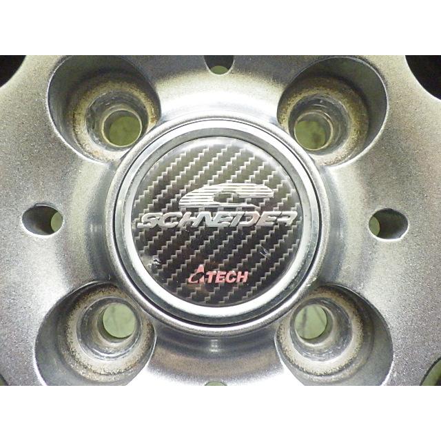 14×4.5J 4穴 A-TECH SCHNEIDER 中古 4本セット アルミホイール WH2239の画像