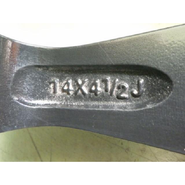 14×4.5J 4穴 STRANGER 中古 4本セット アルミホイール WH2242 |  | 03