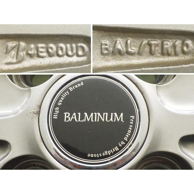 14×4.5J 4穴 ブリヂストン BRIDGESTONE BALMINUM TR10 中古 4本セット アルミホイール WH2250 | BRIDGESTONE | 04