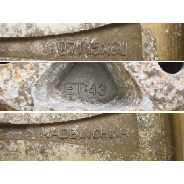 15×6.0J 5穴 BAGLiORE secondII 中古 4本セット アルミホイール WH2257 |  | 03