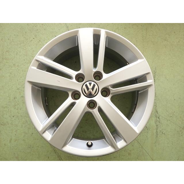 15×6.0J 5穴 フォルクスワーゲン Volkswagen ポロ 純正 中古 4本セット アルミホイール WH2259 |  | 01
