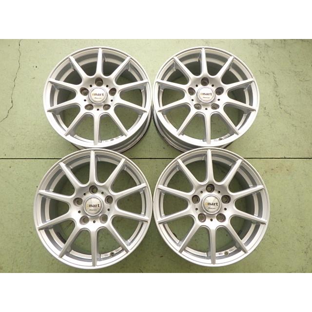 15×6.0J 5穴 MANARAY マナレイ smart 中古 4本セット アルミホイール WH2261 | マナレイ