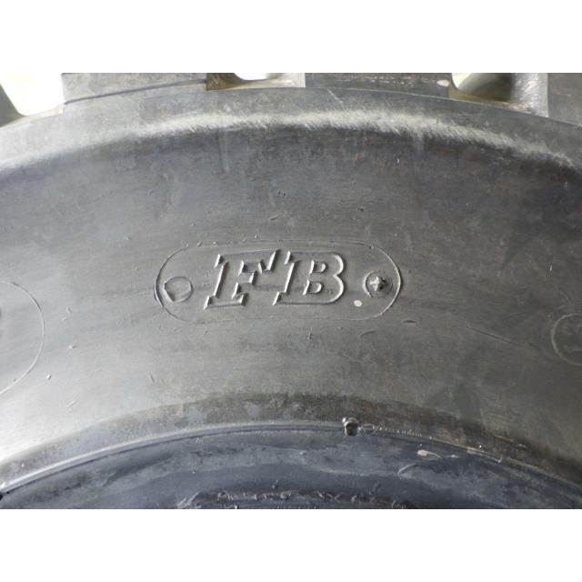 X1343-ダンロップ POWERLIFTER M-II FB 21×8-9 /6.00 中古 1本のみ フォークリフト ノーパンク | DUNLOP | 02