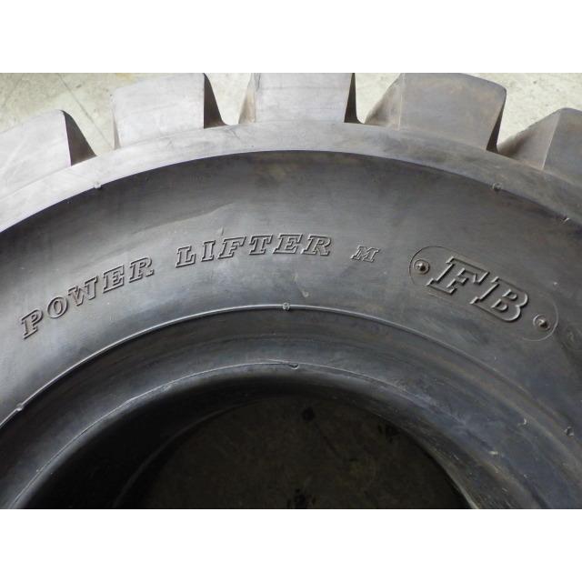 23×9-10 /6.50 ダンロップ POWERLIFTER M FB 中古 2本セット フォークリフト ノーパンク X1361 | DUNLOP | 02