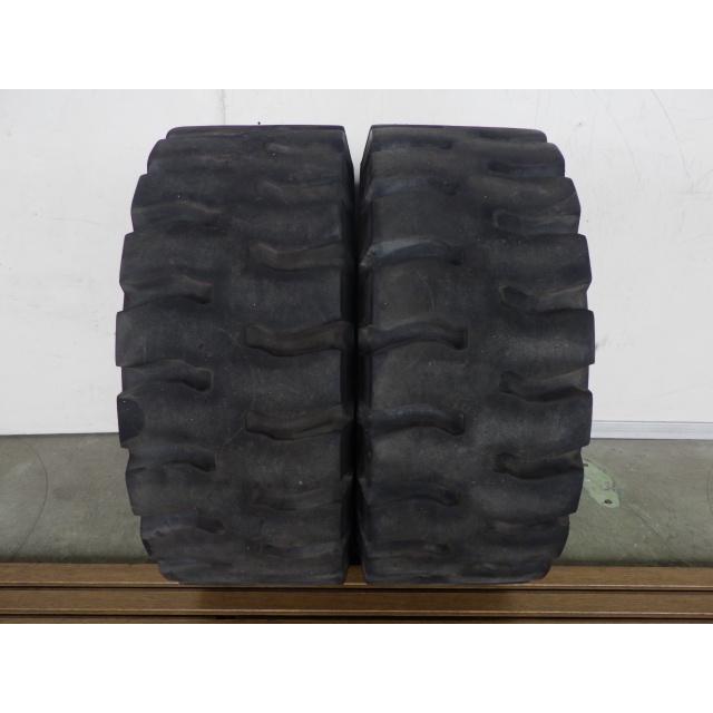 21×8-9 /6.00 ダンロップ POWERLIFTER M-II DG 中古 2本セット フォークリフト ノーパンク X1362 | DUNLOP