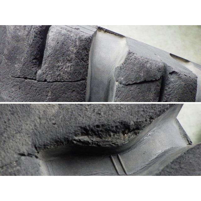 7.50-16 /6.00 ダンロップ POWERLIFTER DG 中古 2本セット フォークリフト ノーパンク X1366 | DUNLOP | 07