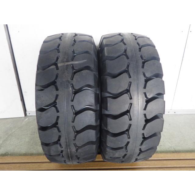 21×8-9 /6.00 ダンロップ ELECSAVER TRT BE FK333 中古 9.9分山 2本セット フォークリフト ノーパンク X1397 | DUNLOP