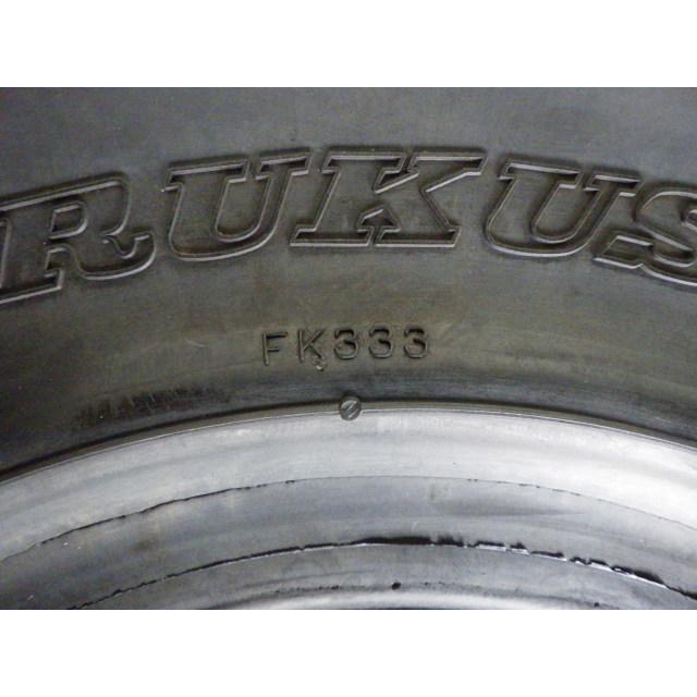 21×8-9 /6.00 ダンロップ ELECSAVER TRT BE FK333 中古 9.9分山 2本セット フォークリフト ノーパンク X1397 | DUNLOP | 03