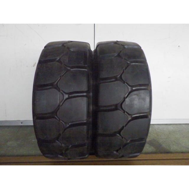 21×8-9 6.00E-9 ヨコハマ Hi-CUSHION HT-E 中古 9.9分山 2本セット フォークリフト ノーパンク X1407 | ヨコハマタイヤ